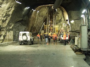 la base del tunnel