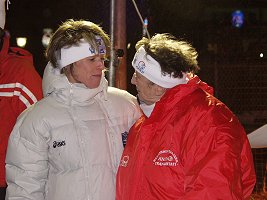 Manuela Di Centa e Franca Pellini